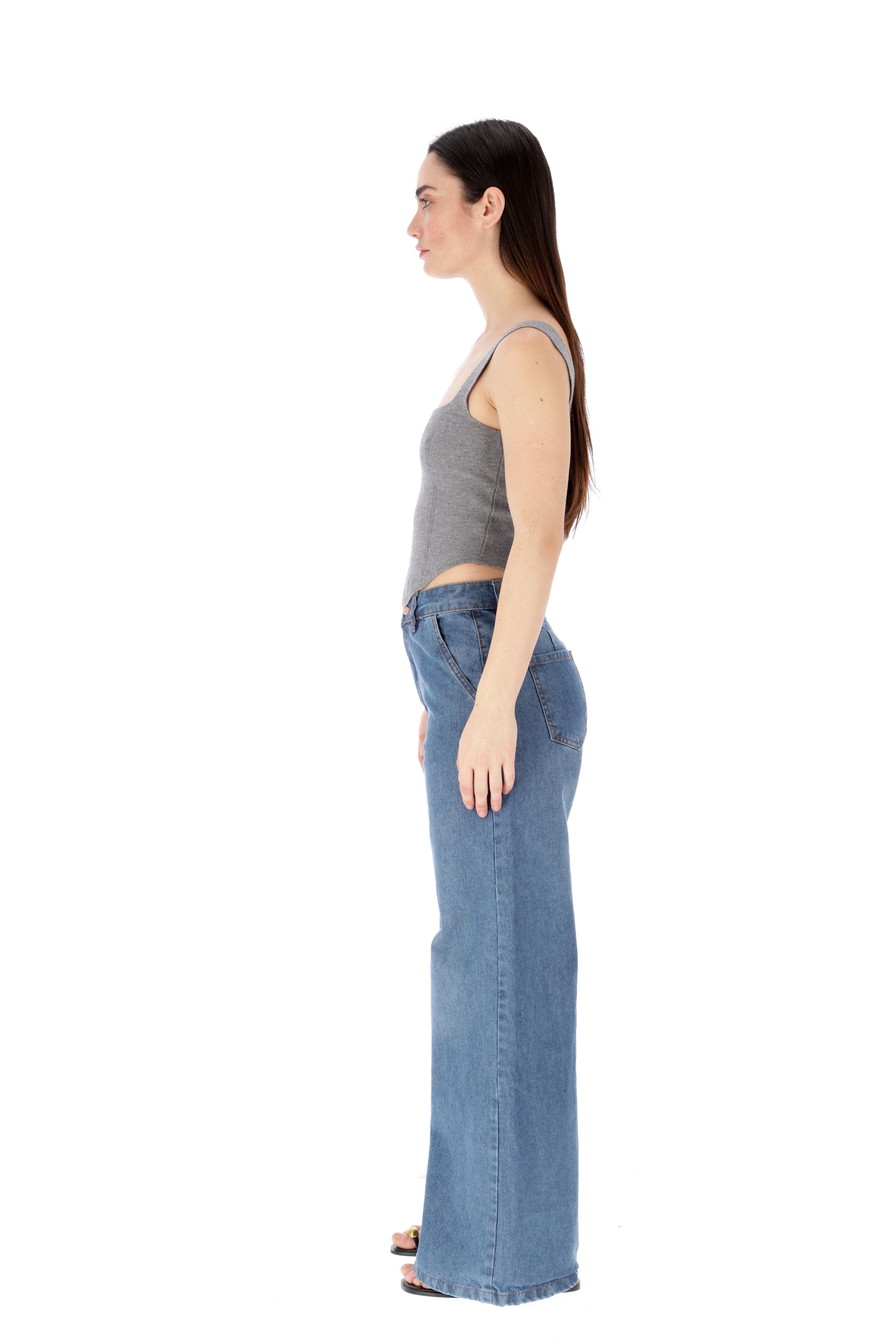 DENIM JEAN ACAMPANADOS -1
