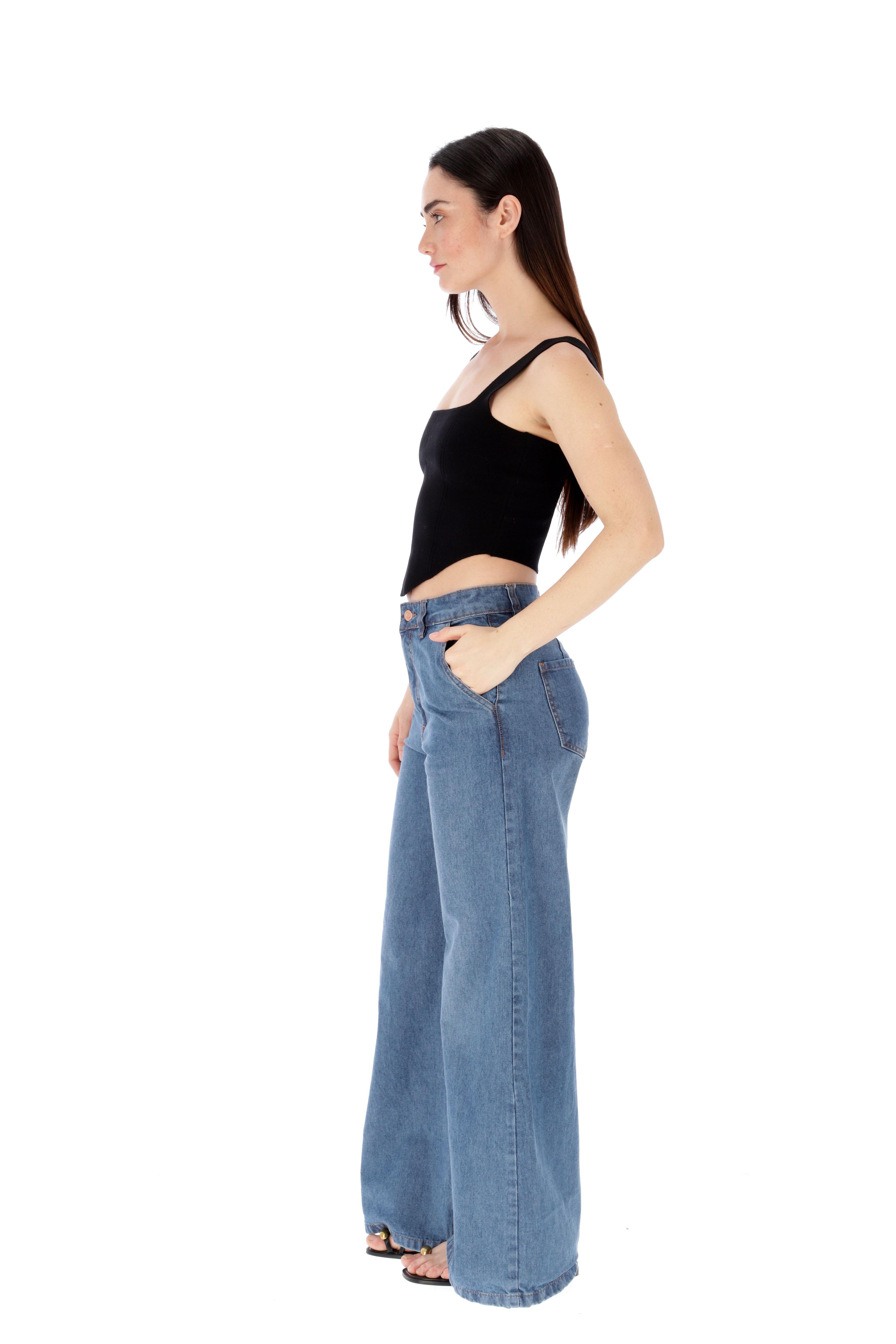 DENIM JEAN ACAMPANADOS -7