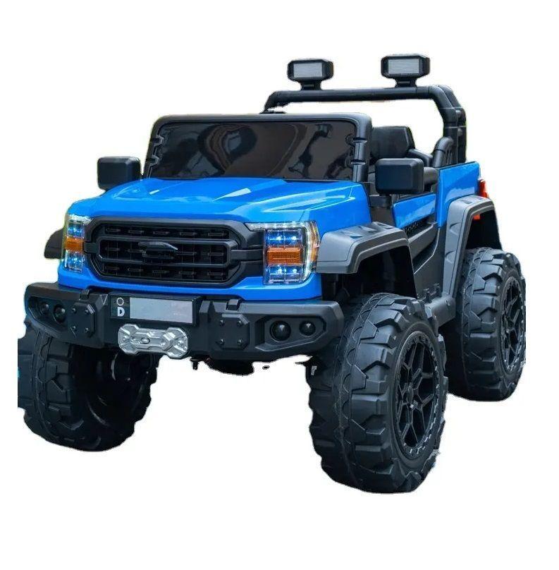 Camioneta a Batería Monster Truck 5 Motores Azul-2