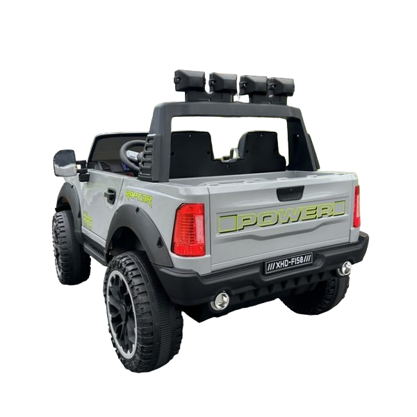 Auto a Batería XXL 2 Asientos 4X4 Real - Gris-2