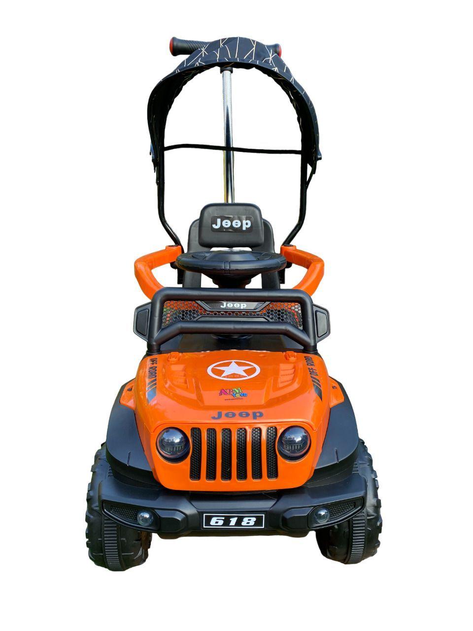 Jeep Empuje a Batería 2 motores Control Remoto Y Bluetooth-2