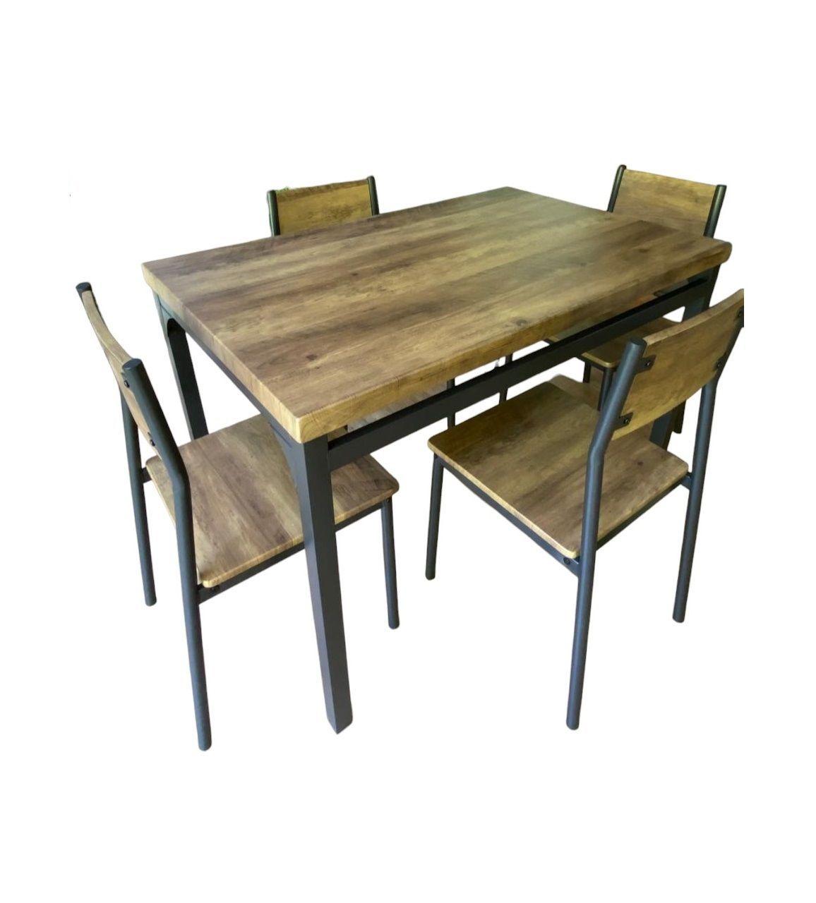 Mesa Comedor Con 4 Sillas-0