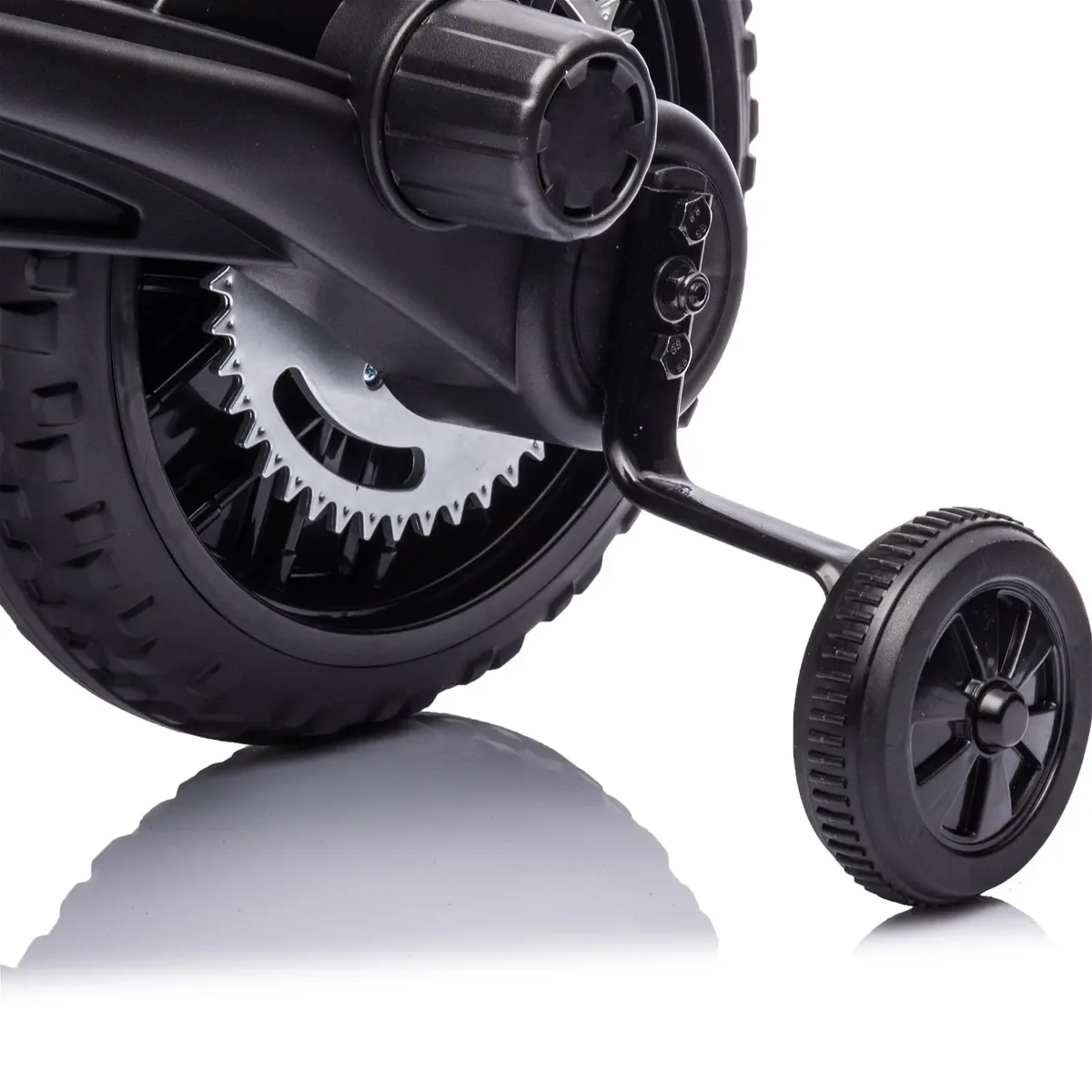 Moto a Batería Licencia Oficial Aprilia Cross 12 Volt, Ruedas de goma y 2 Motores-6