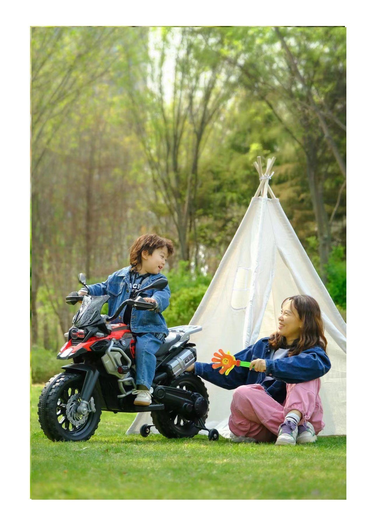 Moto a Batería XL Estilo GS 12V Acelerador Puño Suspensión Espiral-1