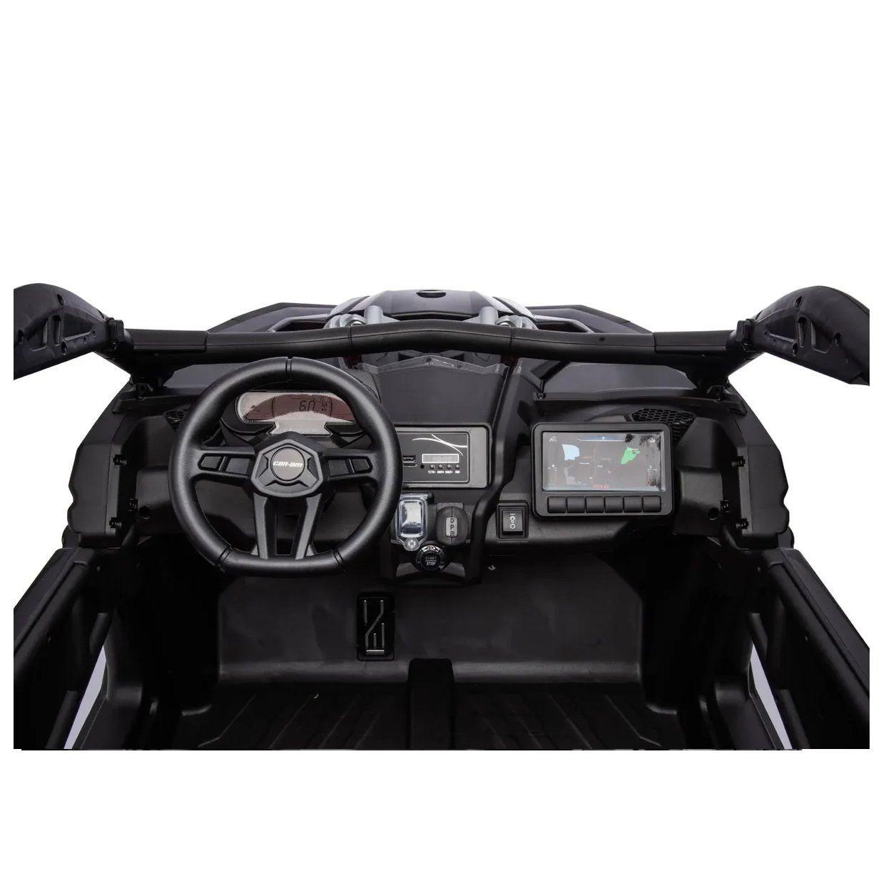 Can-Am Maverick XXL 24 Volt 2 Asientos Ecocuero y Ruedas de goma-4