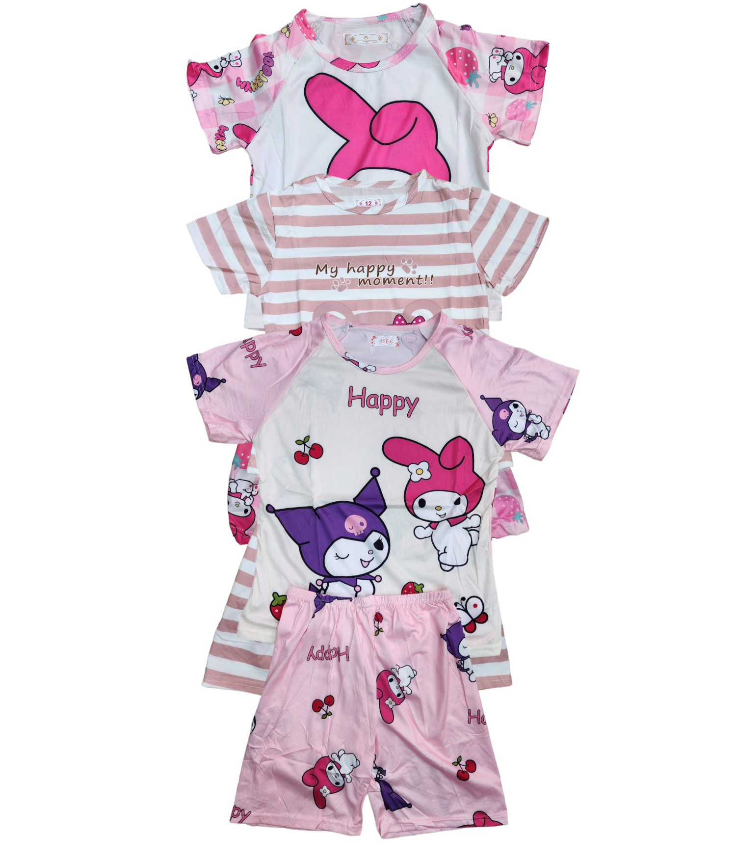 Pack 3 Pijamas Niña Verano Tela Soft -0