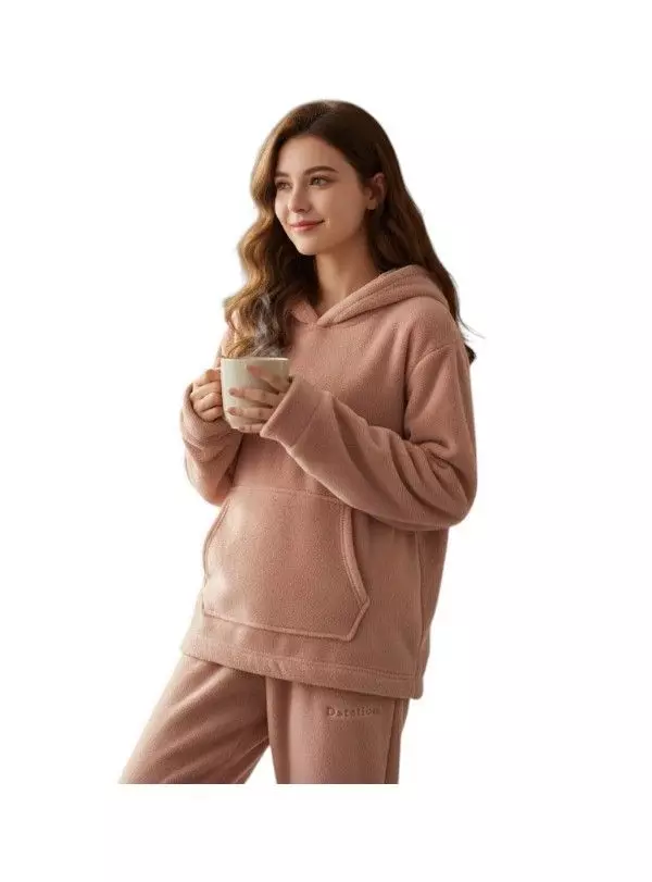 Pack 2 Pijamas Mujer Polar Canguro-0