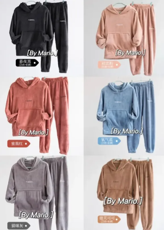 Pack 2 Pijamas Mujer Polar Canguro-2