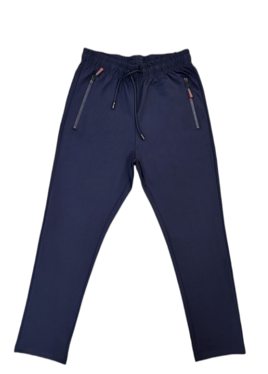 Pack 2 Pantalones Buzo Azul Marino Sin Puño-0