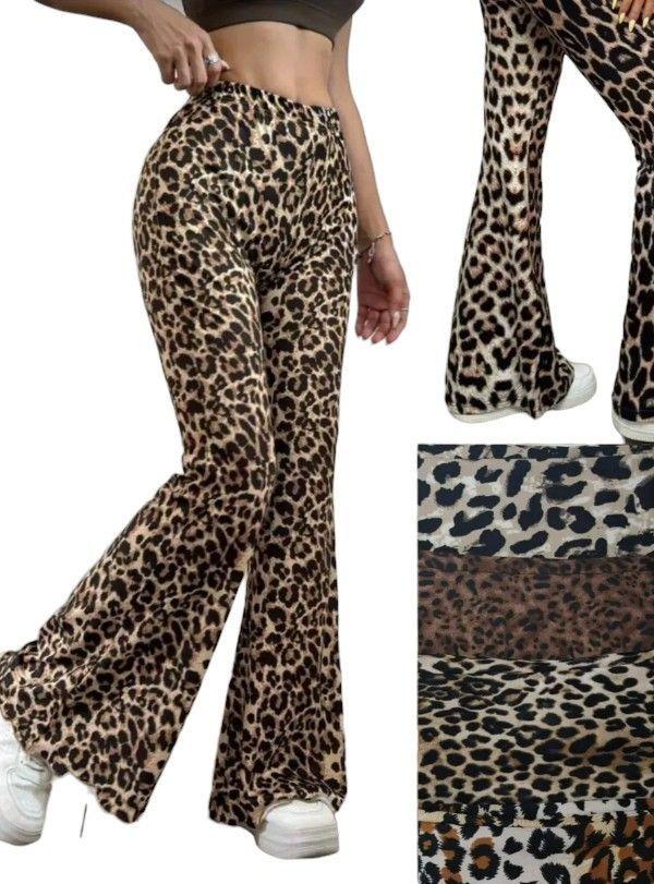 Pack 3 Calzas Pata Elefante Pantalón Tigresa-0