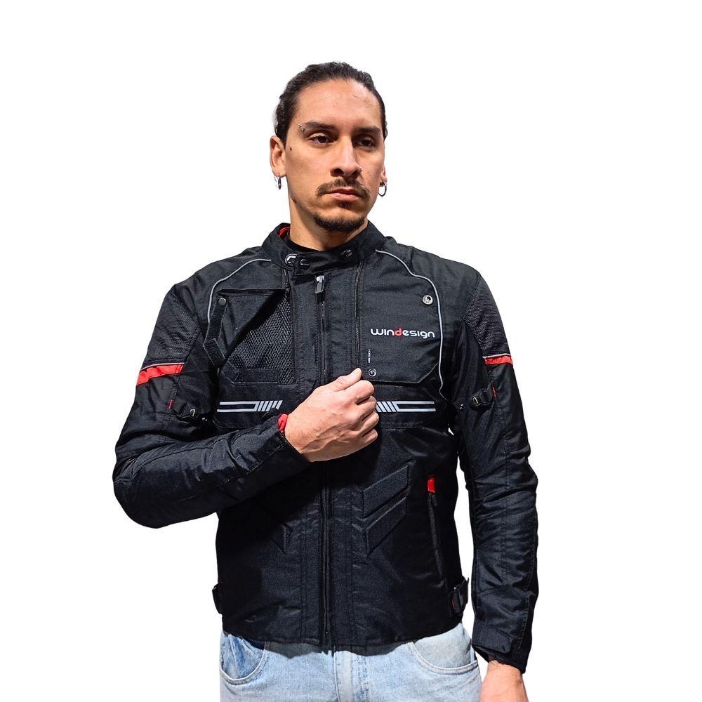 Chaqueta Moto 4 Estaciones con protecciones CE-2