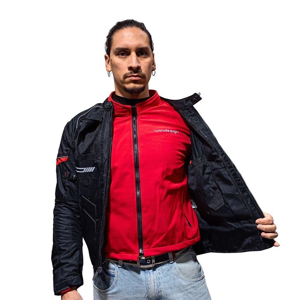 Chaqueta Moto 4 Estaciones con protecciones CE-3