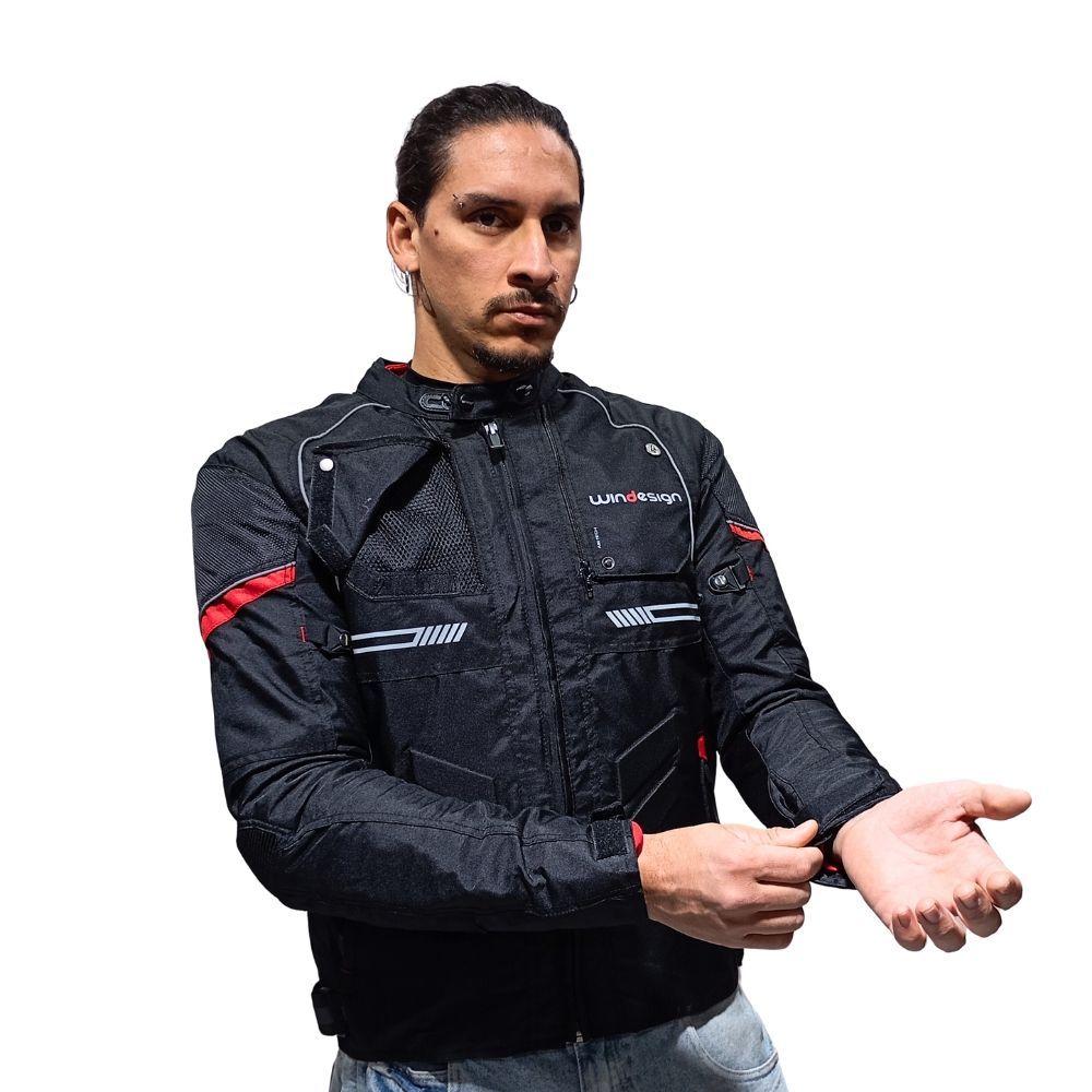 Chaqueta Moto 4 Estaciones con protecciones CE-4
