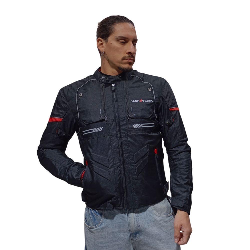Chaqueta Moto 4 Estaciones con protecciones CE-8