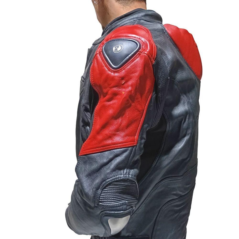 Chaqueta Moto cuero racing carretera Windesign-7
