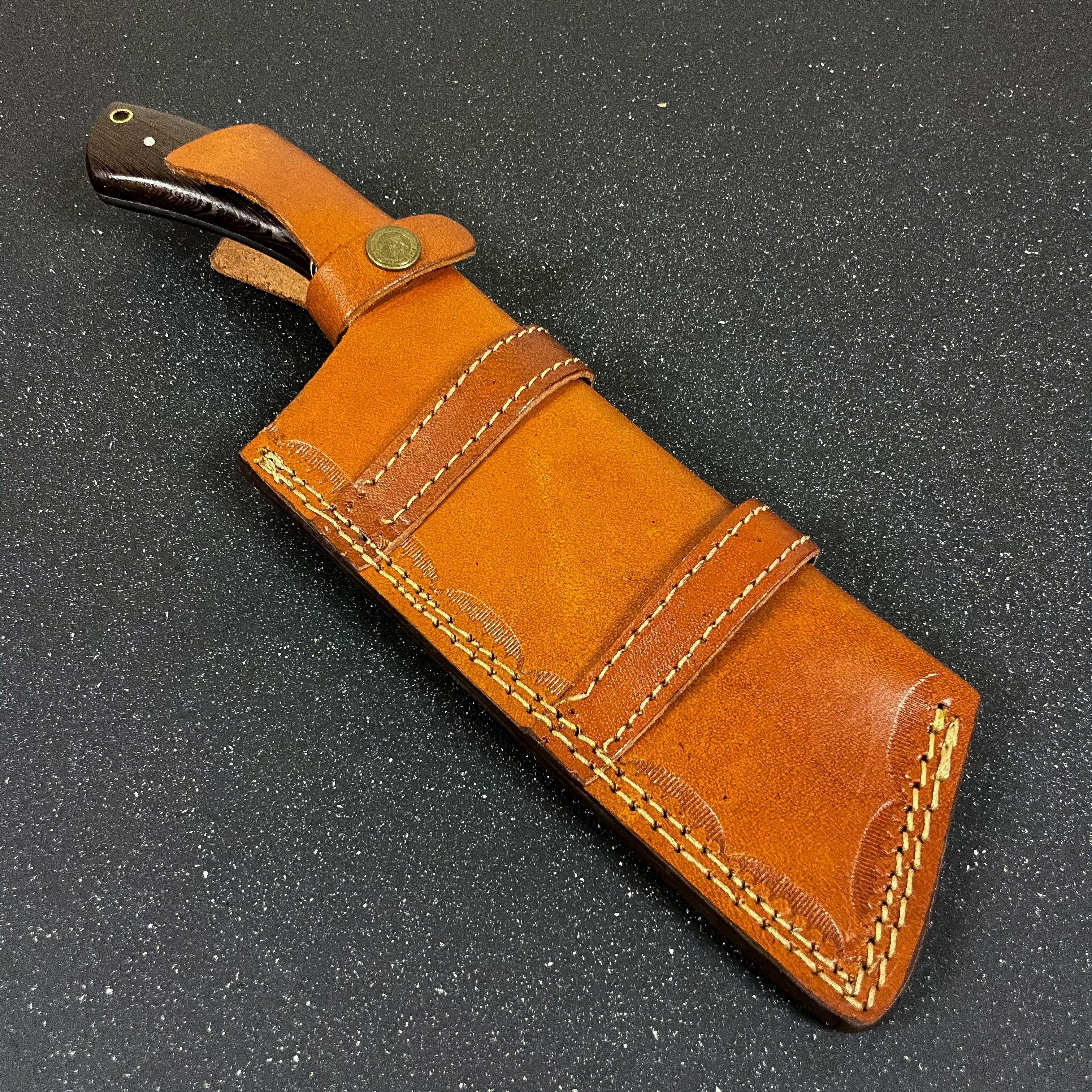 Hacha de Cocina de Acero Damasco 32cm "Cucao" Rauka-7