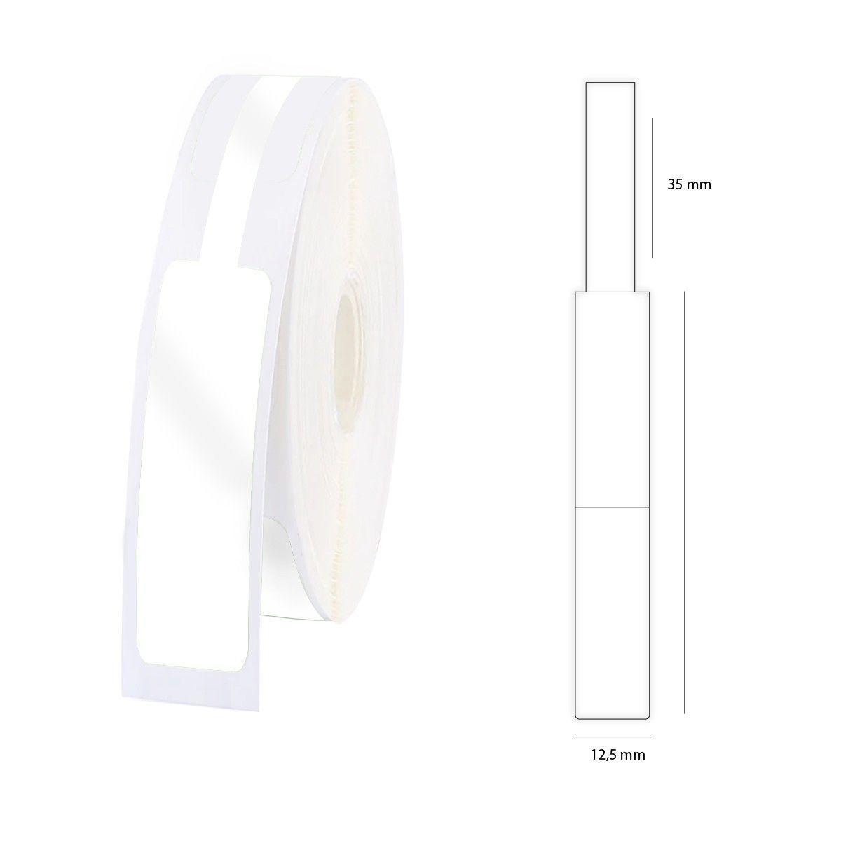 Cinta para cable rotuladora D110 NIIMBOT 12.5x74x35mm Blanca-2