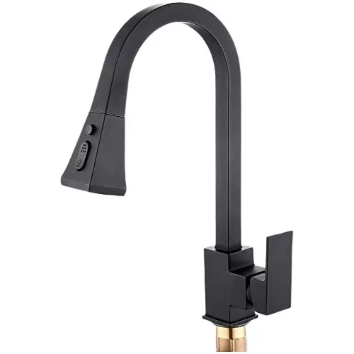 Llave de Monomando Expandible De Lujo Negra-0