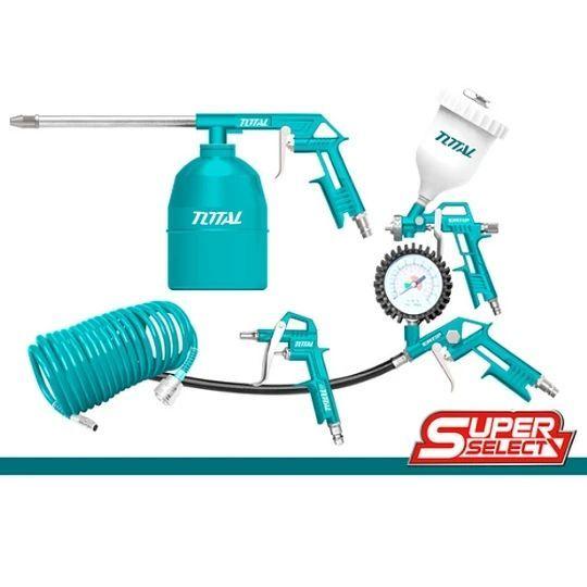 Set de Herramientas Neumáticas 5 Piezas para Compresor-1