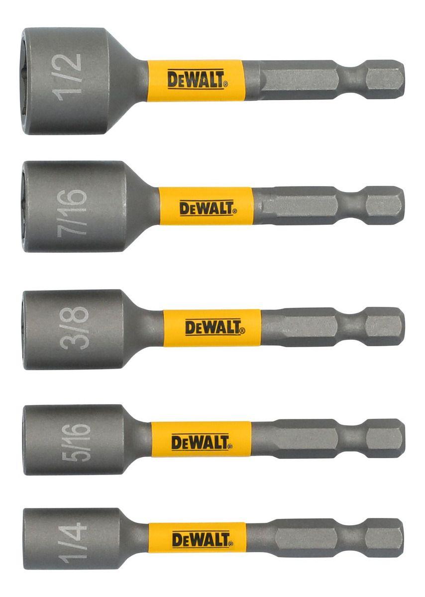 Set 5 Punta Magnetica 1/4" MaxFit DeWalt DWAFTND5-3