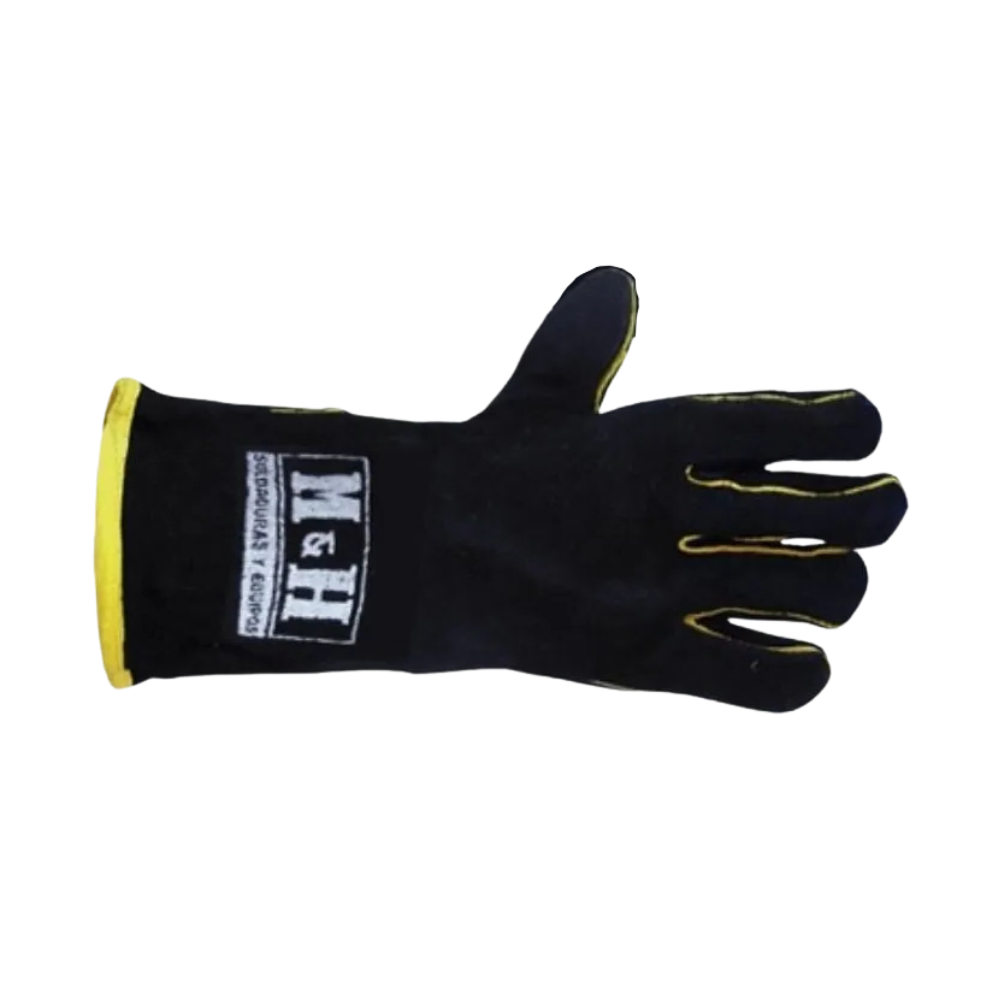 Guante Soldador Negro MyH Certificado-2