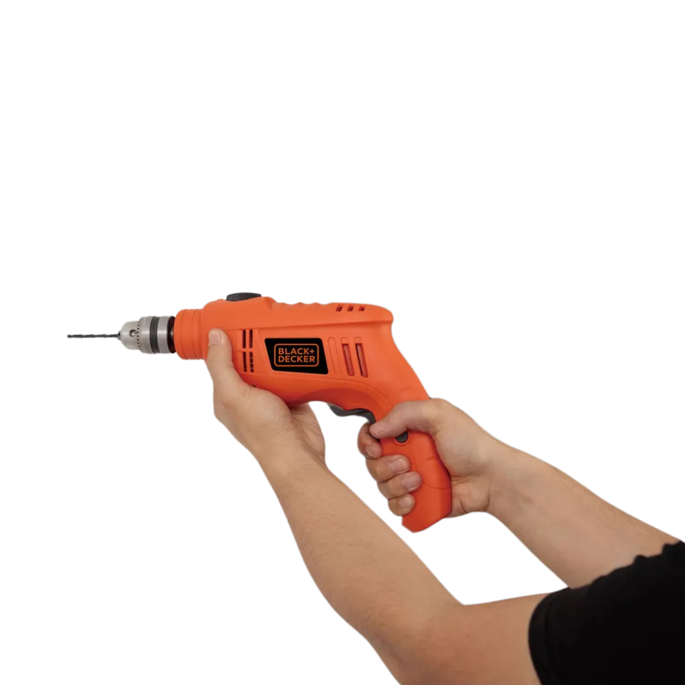 Taladro Percutor 3/8 550w Tb555-b2c Black+decker-3
