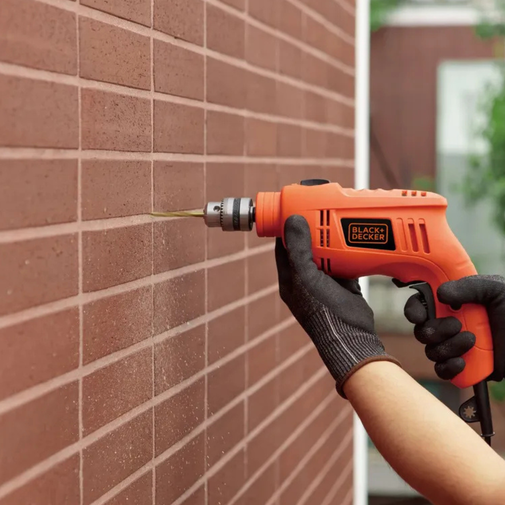 Taladro Percutor 3/8 550w Tb555-b2c Black+decker-5