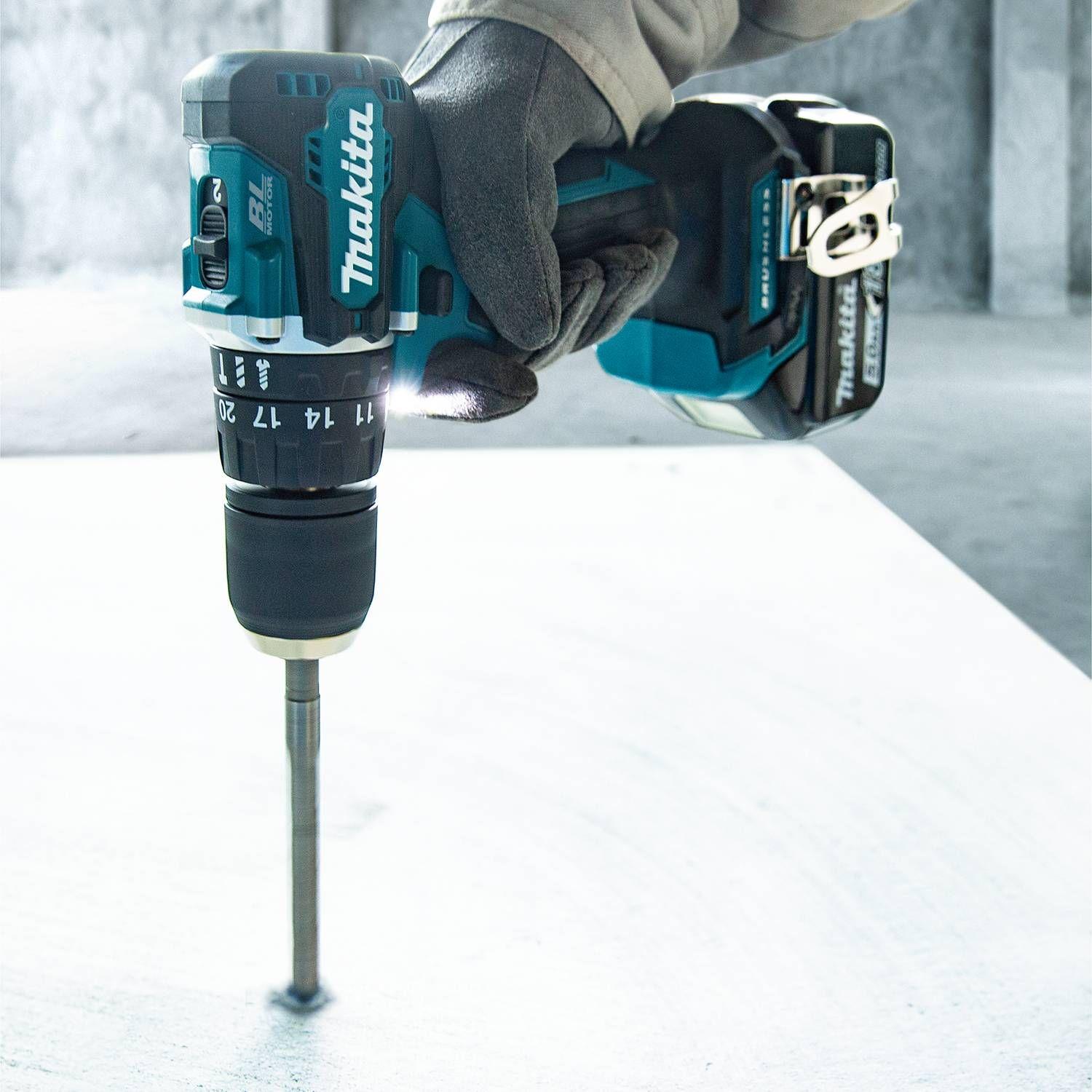 Taladro Percutor 18v Brushless Makita Dhp487SY2J/ 2 Baterias-4