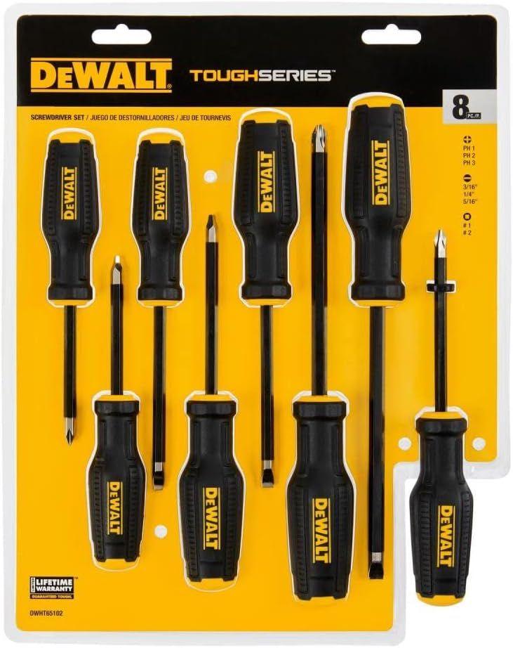 Set De Destornilladores TOUGHSERIES (8 pc) Dewalt DWHT65102-3
