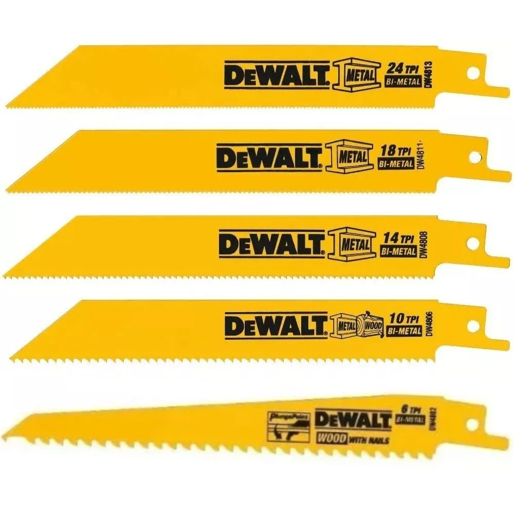 Dewalt 6 Hojas Para Sierra Sable Metal/madera  Dw4856-0