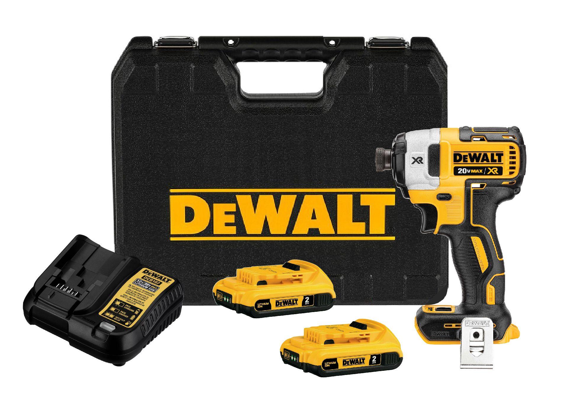 Atornillador de Impacto XR 20v DeWalt DCF8871D2 Con Maleta-0