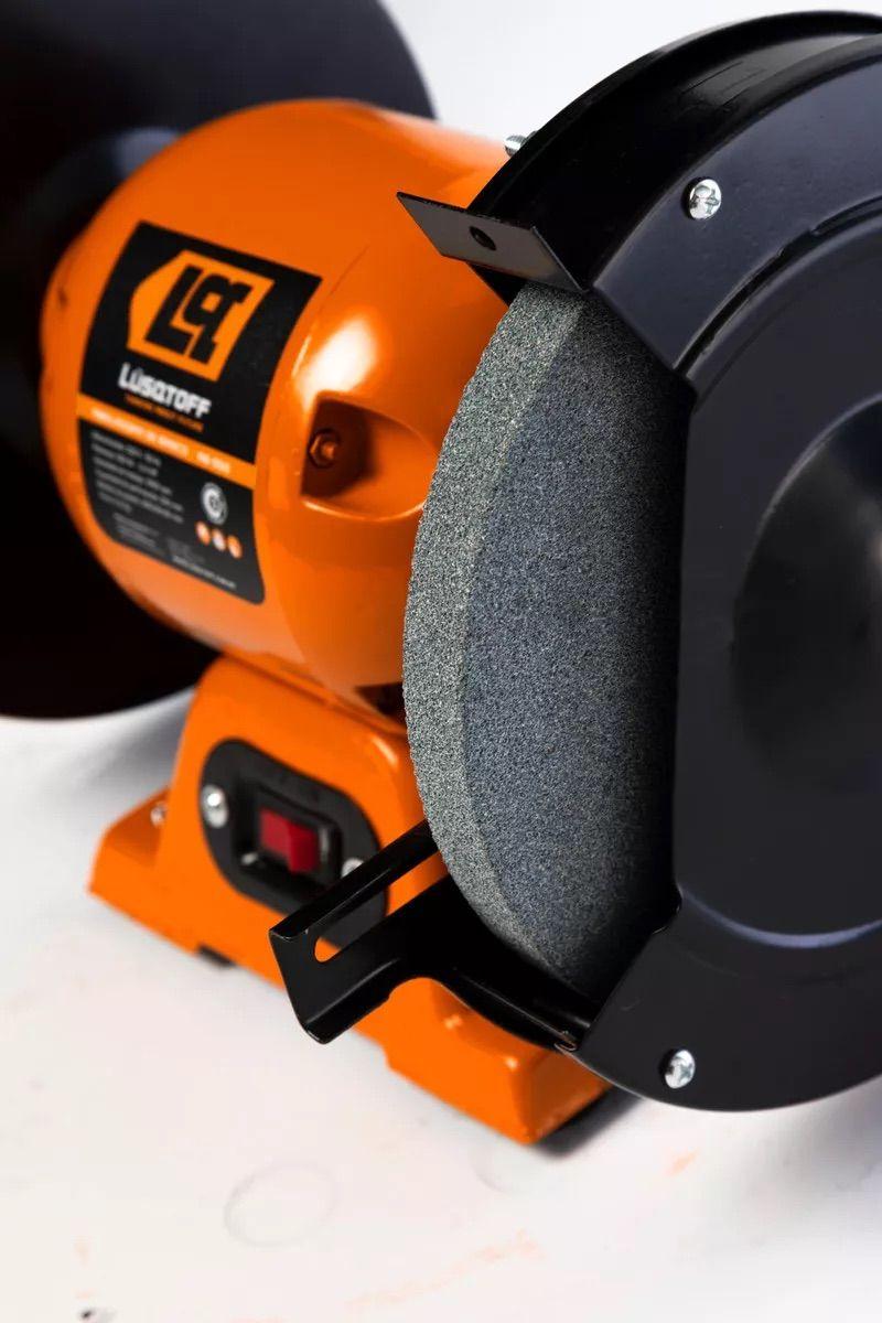 Esmeril De Banco Lusqtoff 8 Pulgadas 3/4hp 2 Discos Naranja-2