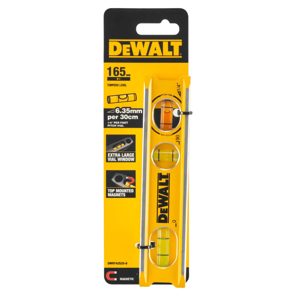 Nivel Torpedo 6,5 (165mm) Dewalt Dwht42525-0-2