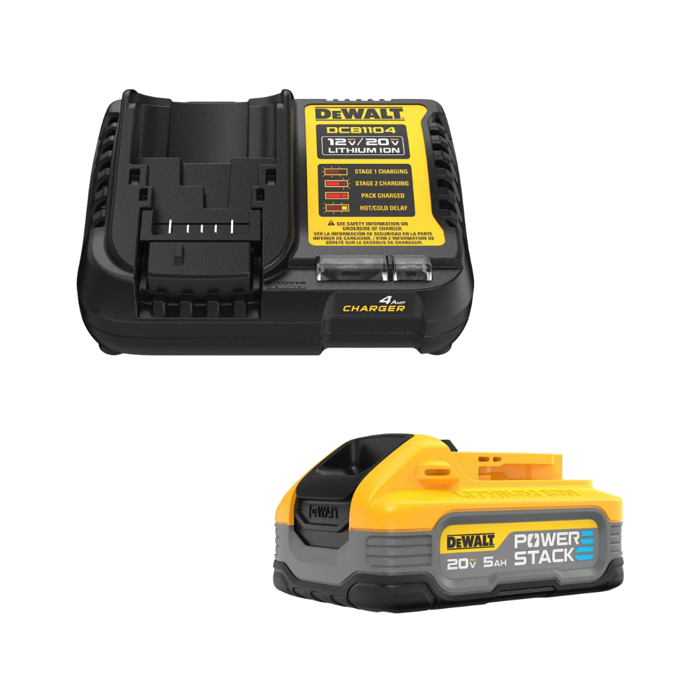 Kit Atornillador Impacto Inalámbrico Car/Bat 5ah PowerStack-4