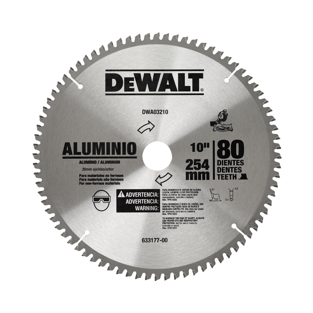 Disco De Sierra Circular 10  80t Dewalt Dwa03210-0