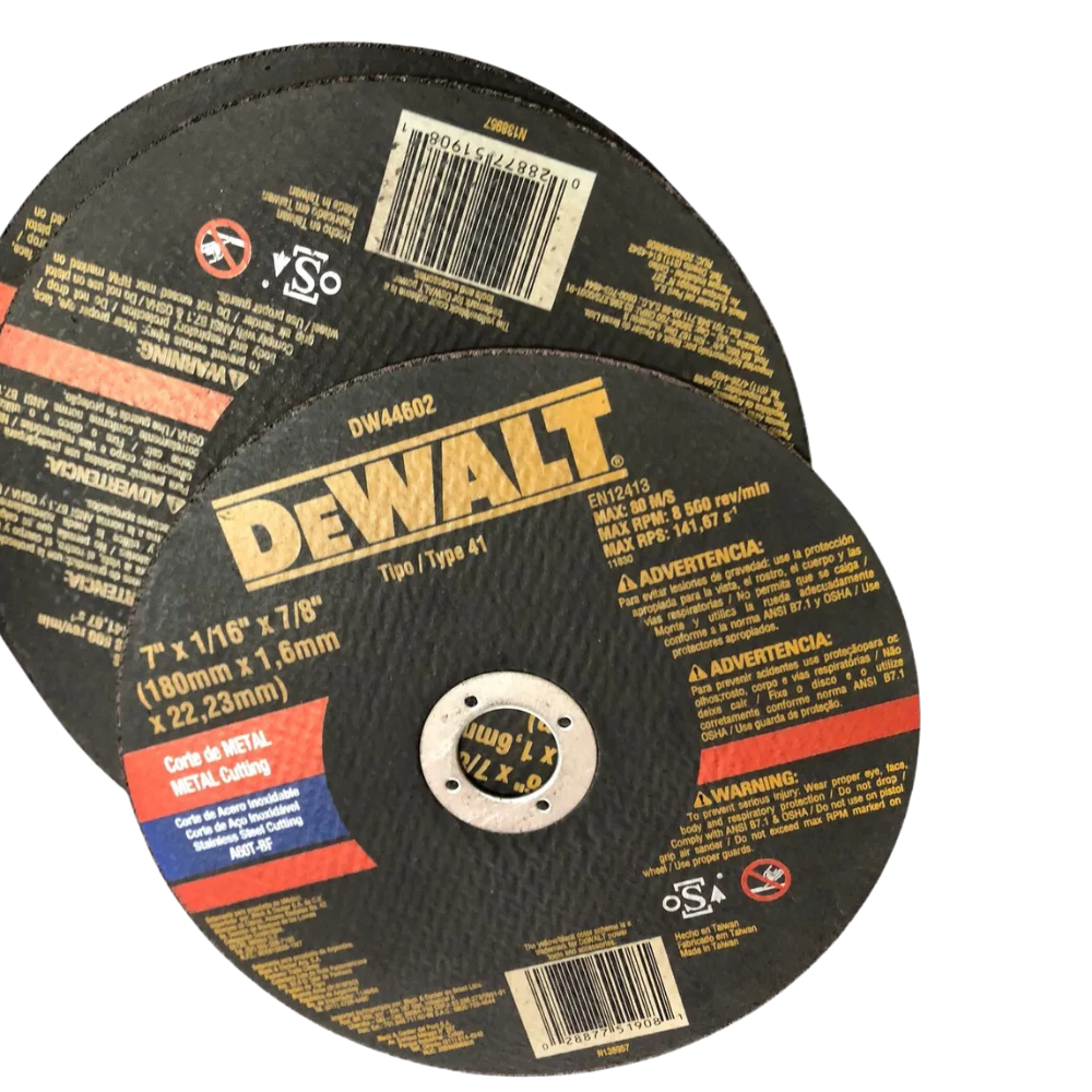 Disco De Corte Para Metal Dewalt 7'' 180mm DW44602X20-2