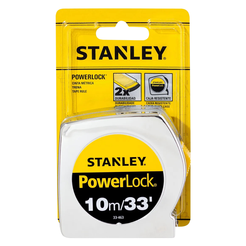 Cinta Métrica Powerlock 10m/33' Stanley 33-463S-4