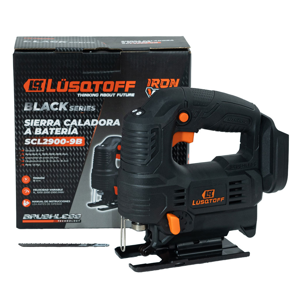 Sierra Caladora Inalámbrica Lusqtoff Brushless Car/Bat 2 Ah.-5