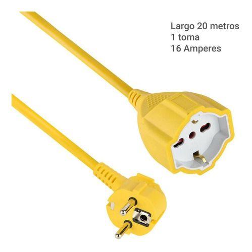 Alargador / Extension Pro 20m 16a Schuko Halux-1