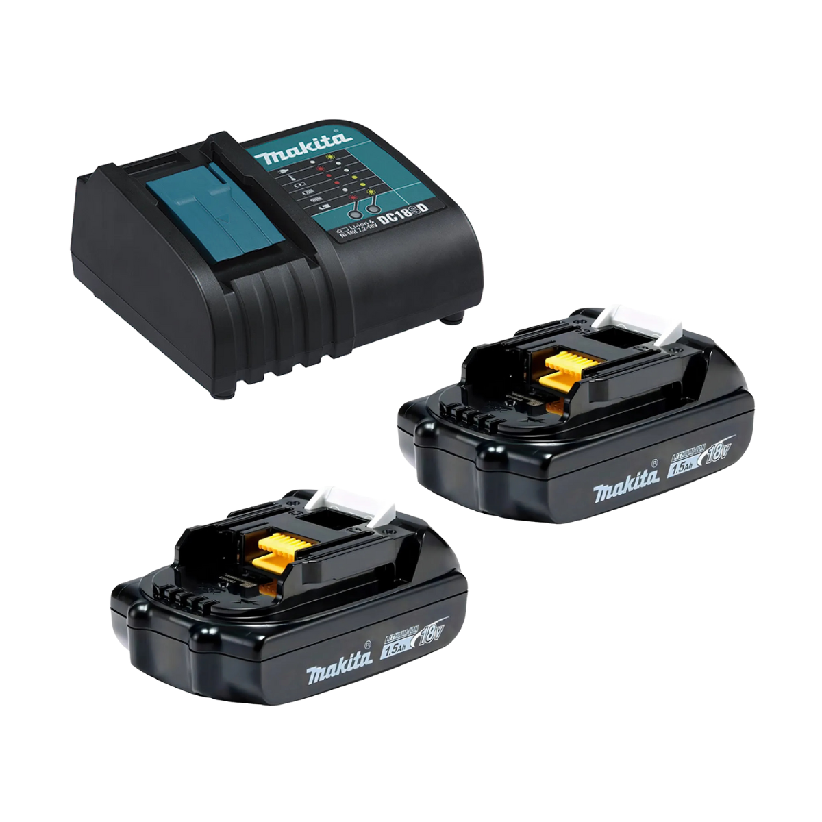 Kit Taladro Percutor Inalámbrico 18vCar/2Bat Makita Dhp490sy-5