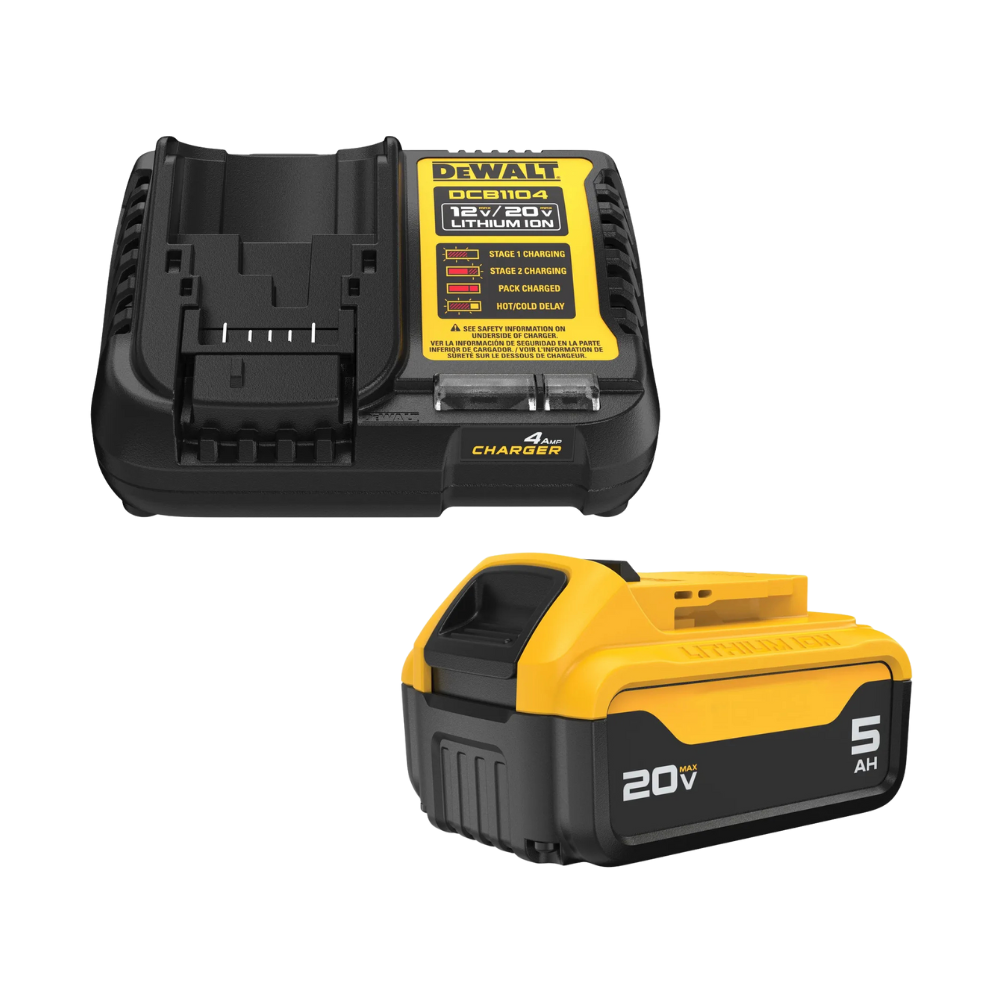 kit Atornillador Impacto Inalámbrico Xr Car/Bat 5ah DCF860P1-4