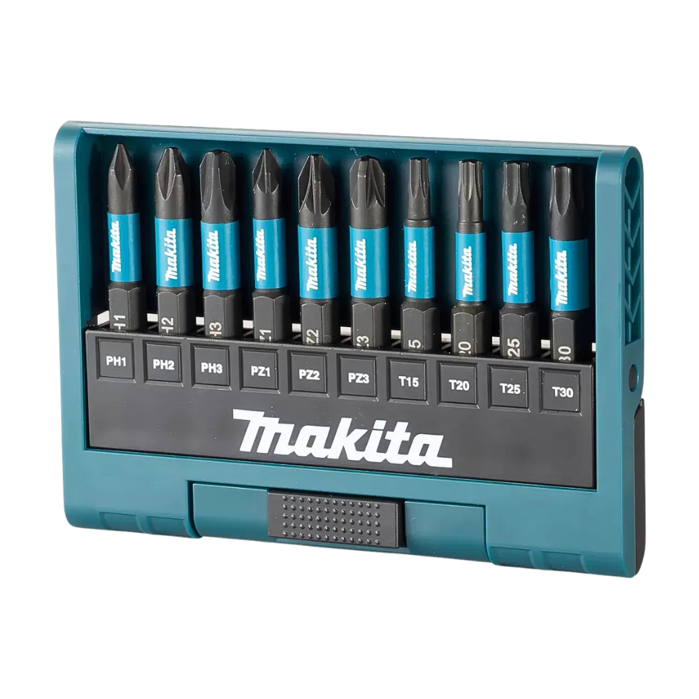 Set de 10 puntas Impact Black Makita E-12011-2