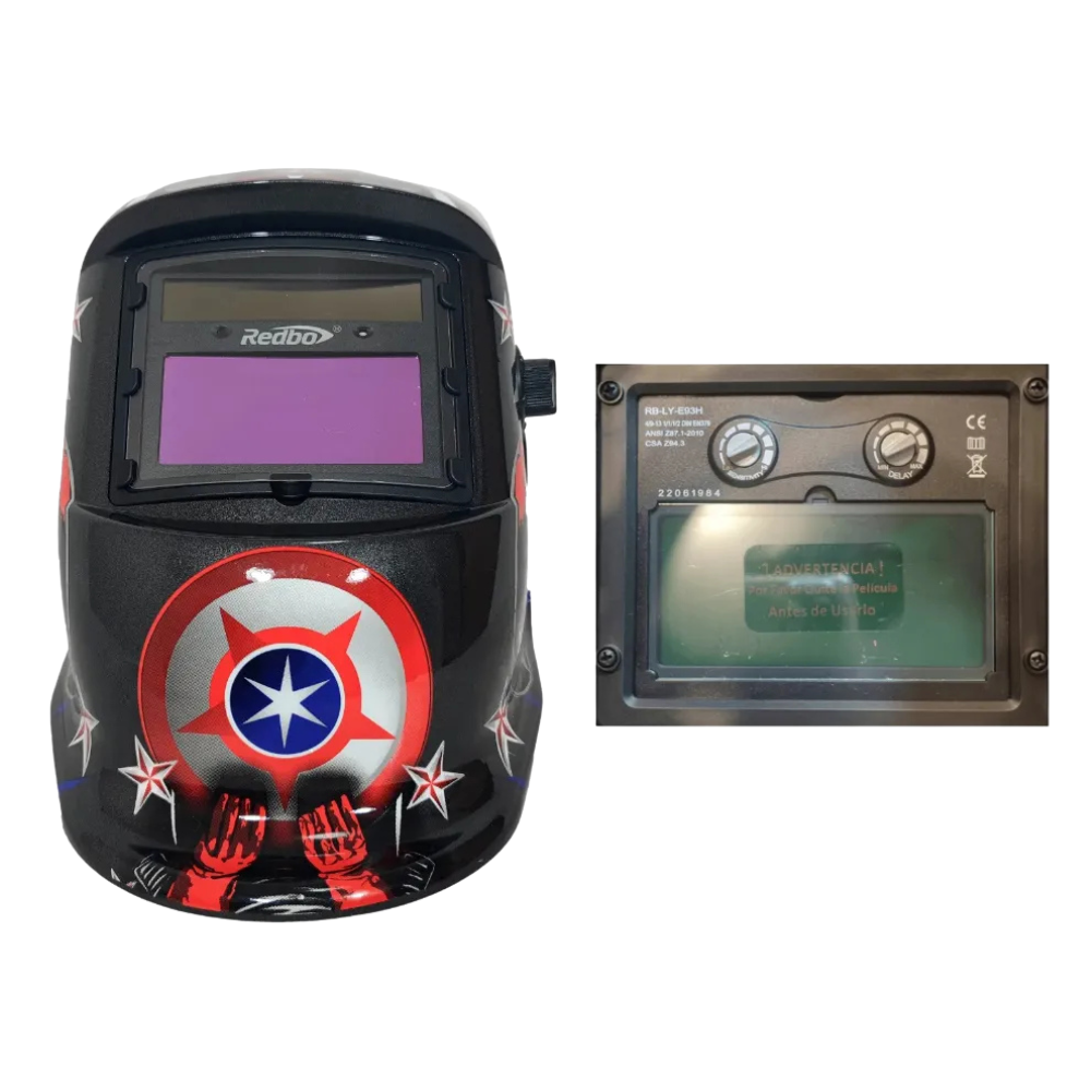 kit Soldadora AlphaTIG150A 2en1+Guantes+Máscara RedboRBLYE26-3