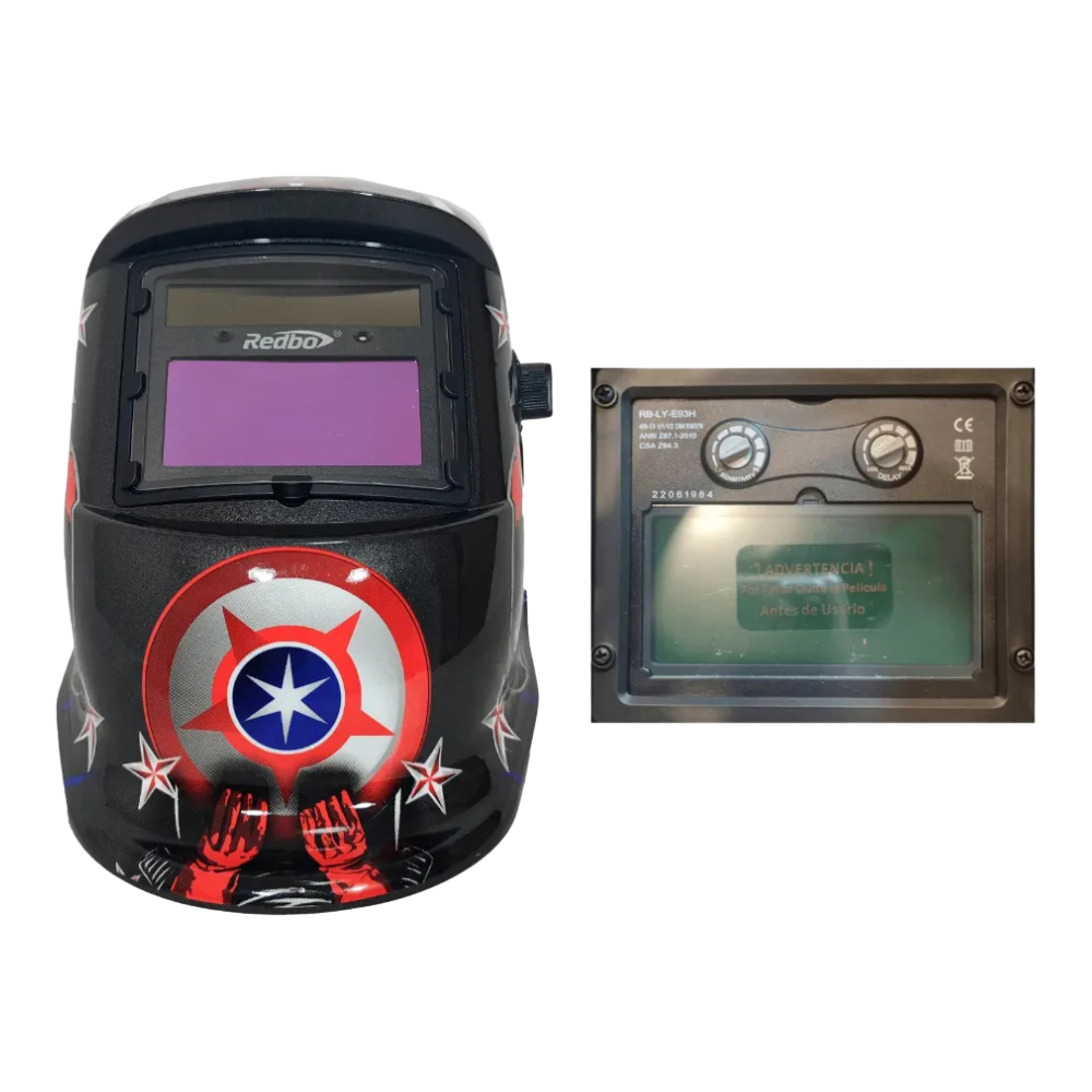 kit Soldadora Alpha Mig 120A 3en1  + Máscara Redbo RBLYE26-3