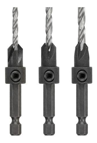 Set 3 Brocas Avellanadoras #6-#8-#10 Dewalt Dw2535-2