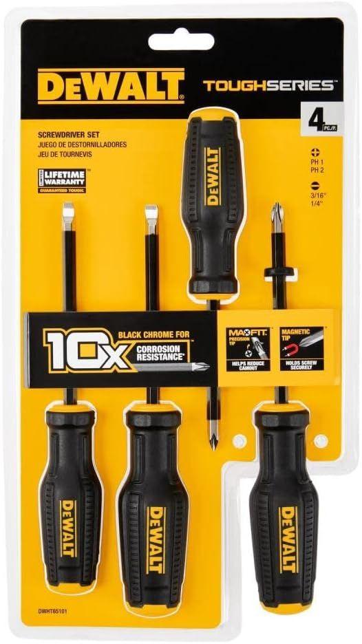 Juego De Destornilladores TOUGHSERIES (4pc) Dewalt DWHT65101-2