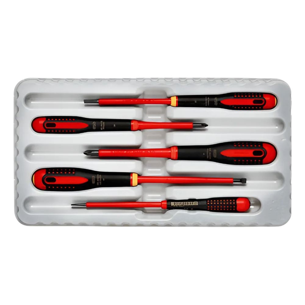 Set De Destornilladores Eléctrico 1.000v  ERGO BE9881S BAHCO-2