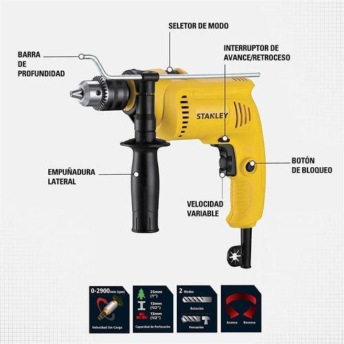 Taladro Percutor 13mm Stanley Sdh600 600w-6