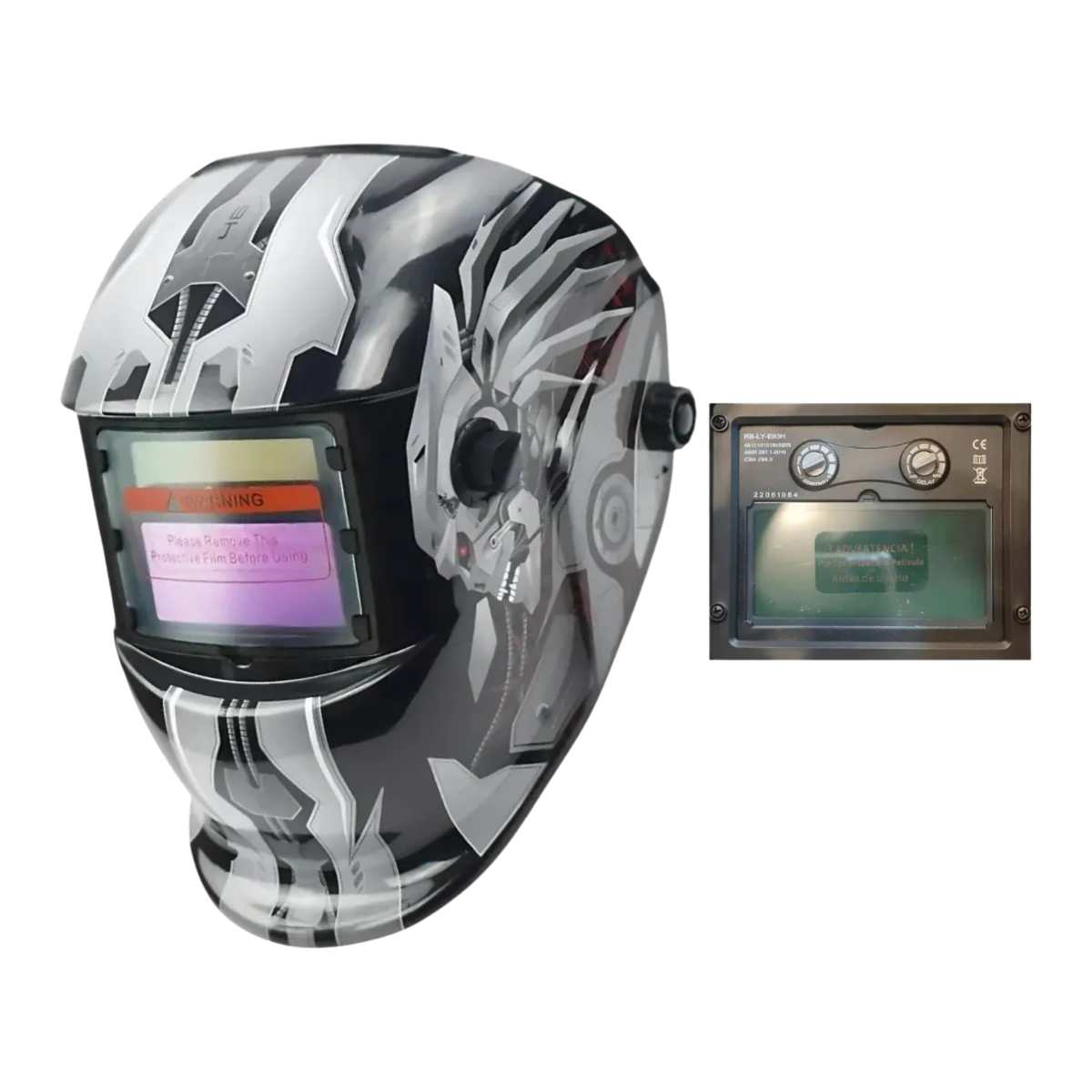 kit Soldadora Indura MMA 160A + Máscara Fotosensible RBLYE88-5