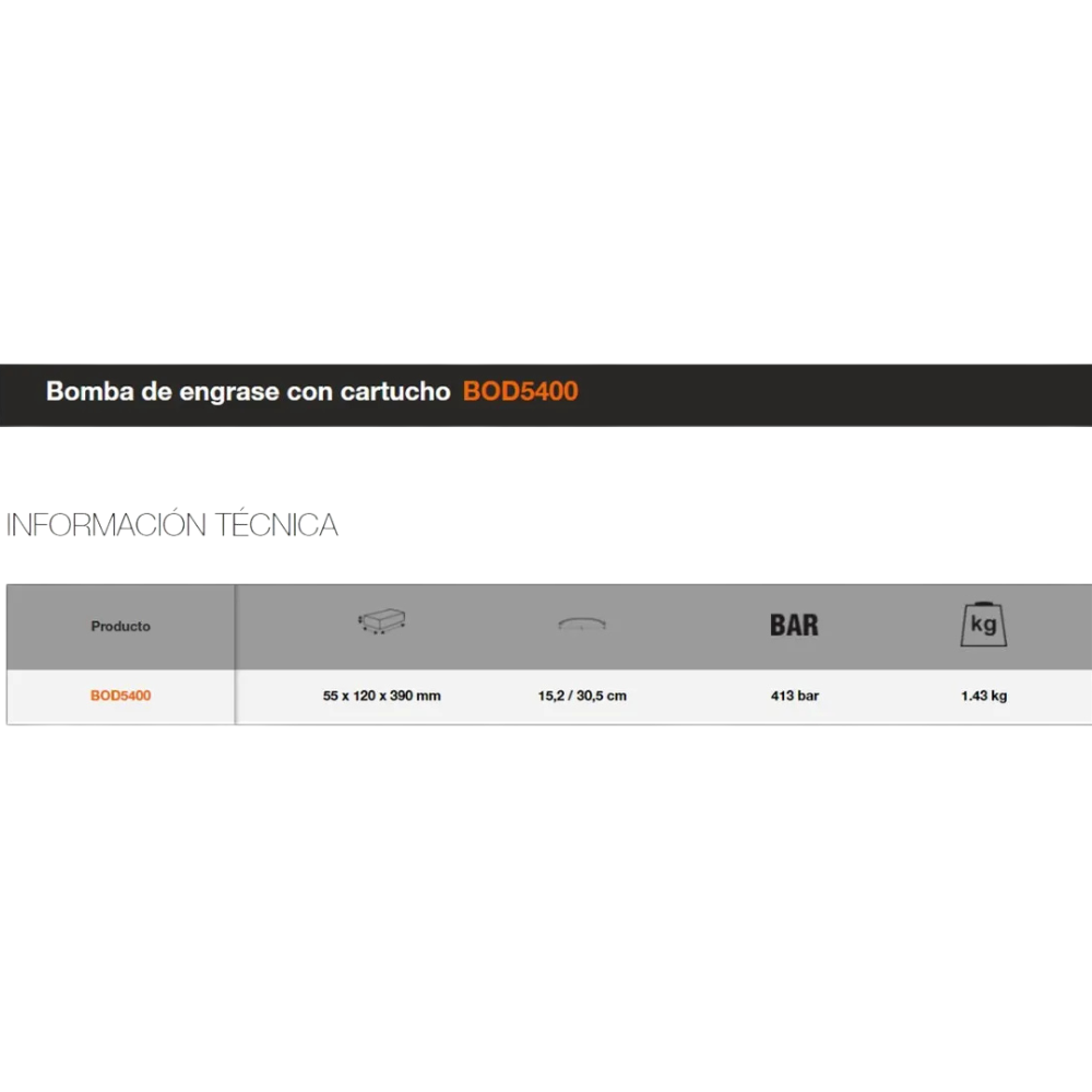 Grasera O Engrasadora Manual Bod5400 Bahco 400gr-3